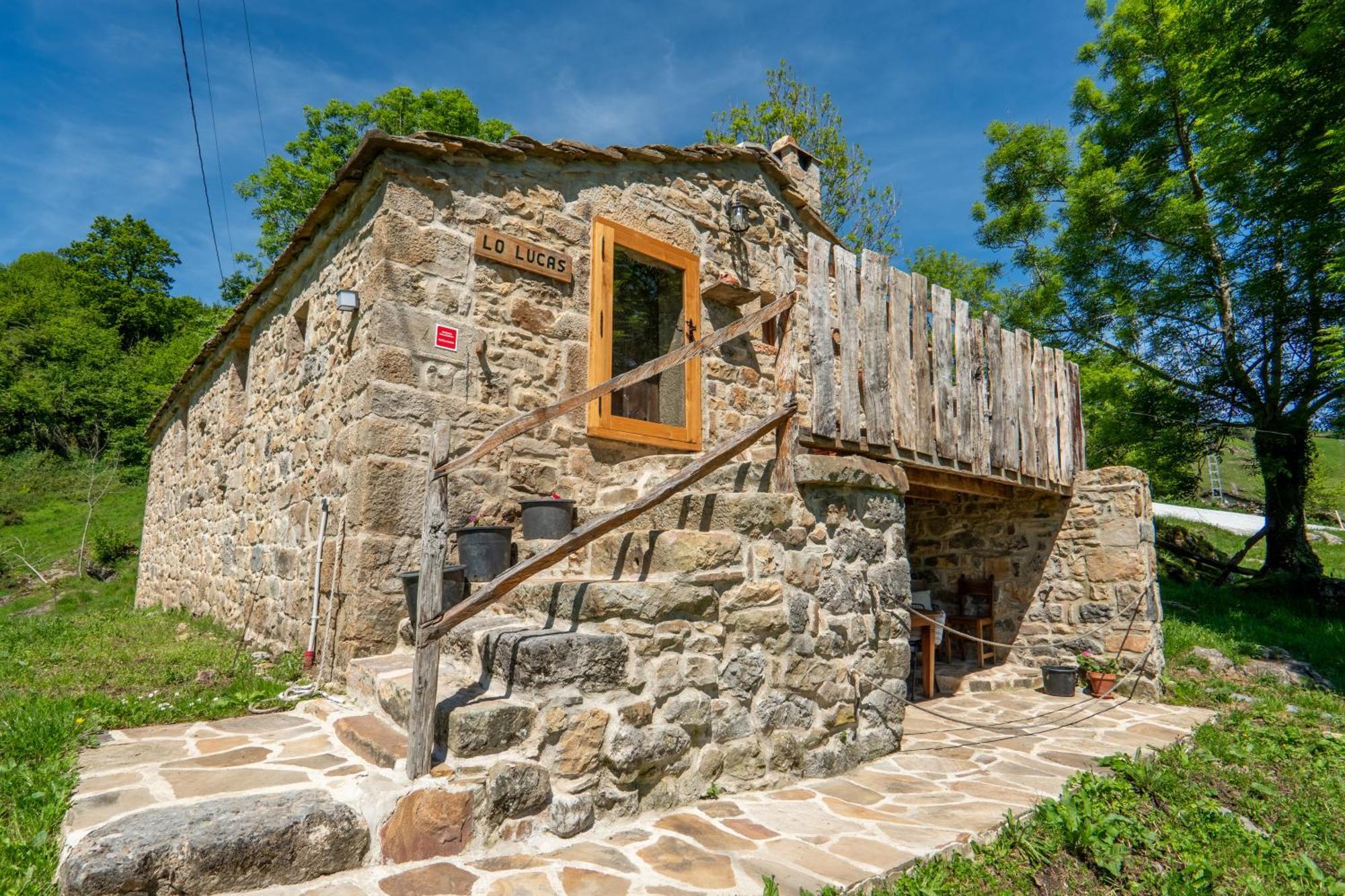 Vivienda Pasiega Lo Lucas 1920 San Roque de Ríomiera Zewnętrze zdjęcie
